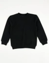 Leveret Kids Pullover Sweatshirt, Long Sleeve, Solid Colors In Black