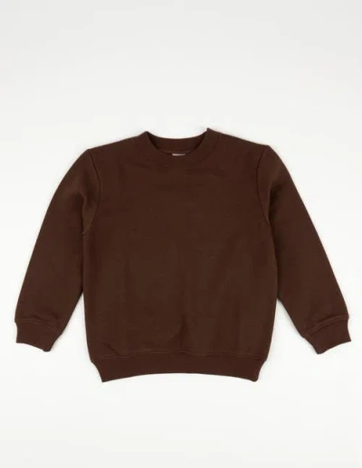 LEVERET LEVERET KIDS PULLOVER SWEATSHIRT, LONG SLEEVE, SOLID COLORS