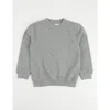 Leveret Kids Pullover Sweatshirt, Long Sleeve, Solid Colors In Gray