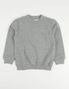 Leveret Kids Pullover Sweatshirt, Long Sleeve, Solid Colors In Gray