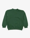 Leveret Kids Pullover Sweatshirt, Long Sleeve, Solid Colors In Green
