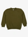 Leveret Kids Pullover Sweatshirt, Long Sleeve, Solid Colors In Green