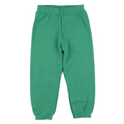 Leveret Kids Sweatpants Classic Solid Color In Green