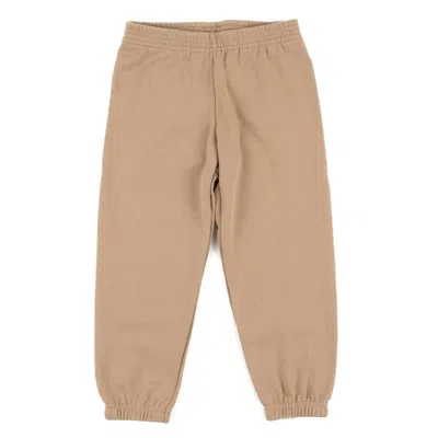 Leveret Kids Sweatpants Neutral Solid Color In Brown