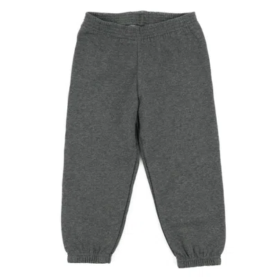 Leveret Kids Sweatpants Neutral Solid Color In Grey
