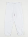 Leveret Kids Sweatpants In White