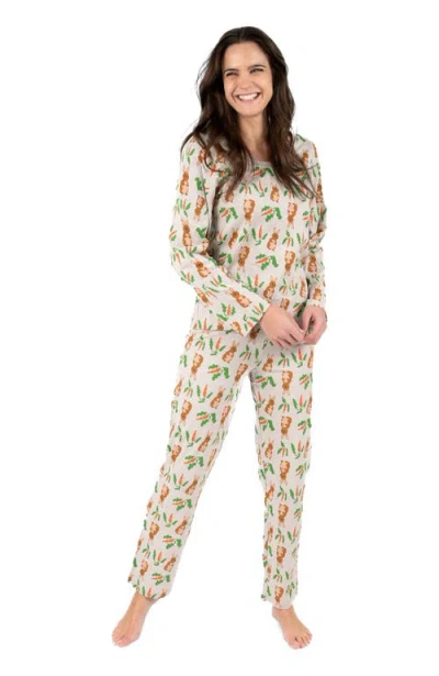 Leveret Loose Fit Cotton Matching Family Pajamas, Animal & Nature Prints