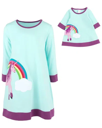 Leveret Matching Girls & Doll Dress