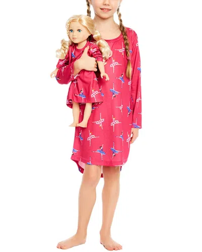 Leveret Matching Girls & Doll Nightgown
