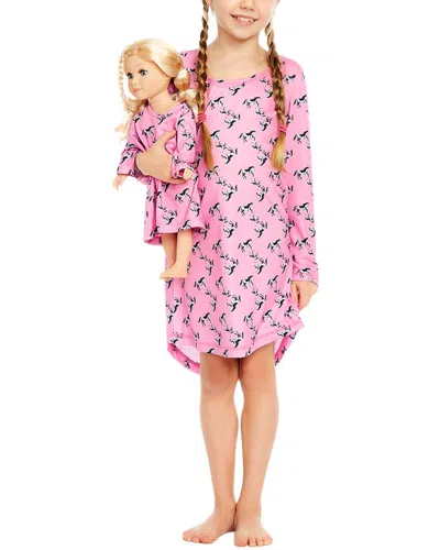 Leveret Matching Girls & Doll Nightgown