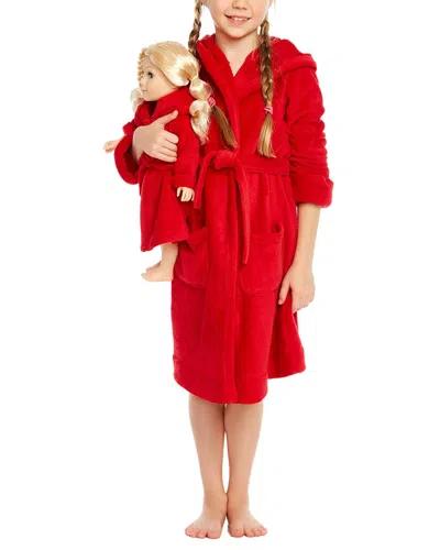 Leveret Matching Girls & Doll Robe In Red