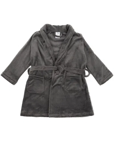 Leveret Shawl Collar Fleece Robe In Gray