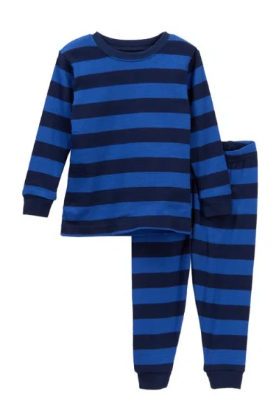Leveret Babies'  Two-piece Pajama Blue