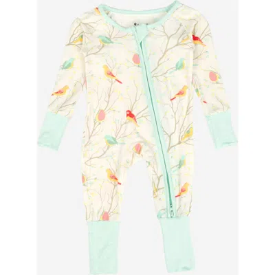 Leveret Kids'  Viscose Matching Family Holiday Pajama Sleeper, Reindeer & Polar Bear Prints In Multi