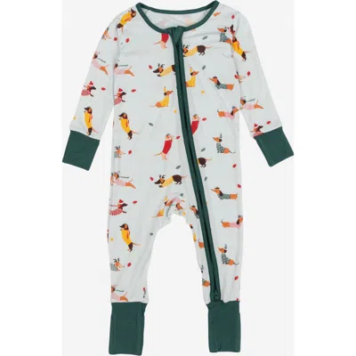 Leveret Kids'  Viscose Matching Family Holiday Pajama Sleeper, Reindeer & Polar Bear Prints In White
