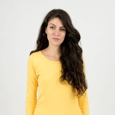 Leveret Women's Solid Yellow Pajamas