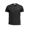 Levi&#039;s Black Cotton Men T-shirt In Black