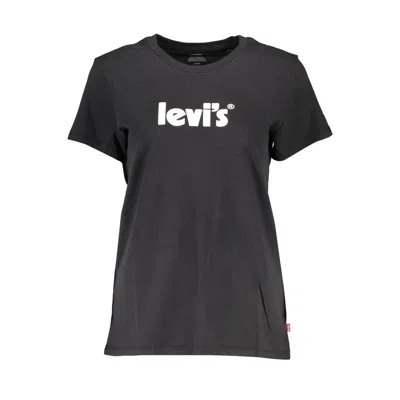 Levi&#039;s Black Cotton Tops & T-shirt