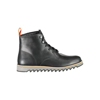 Levi&#039;s Black Leather Men Boot