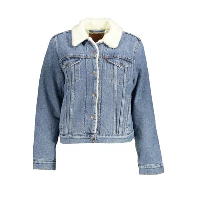 Levi&#039;s Blue Cotton Jackets & Coat