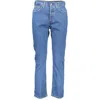 Levi&#039;s Blue Cotton Jeans & Pant