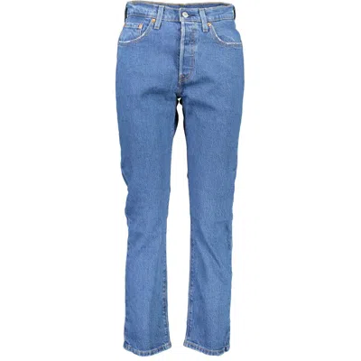 Levi&#039;s Blue Cotton Jeans & Trouser