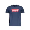 Levi&#039;s Blue Cotton Men T-shirt