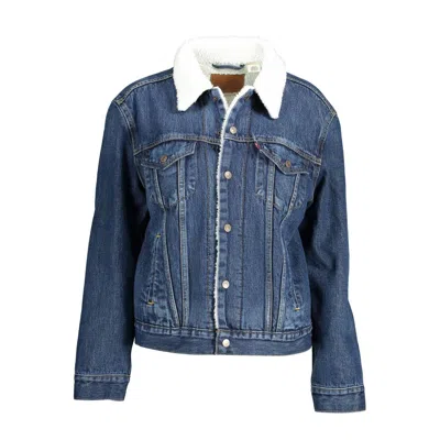 Levi&#039;s Blue Cotton Women Jacket