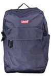 LEVI&#039;S BLUE POLYESTER BACKPACK