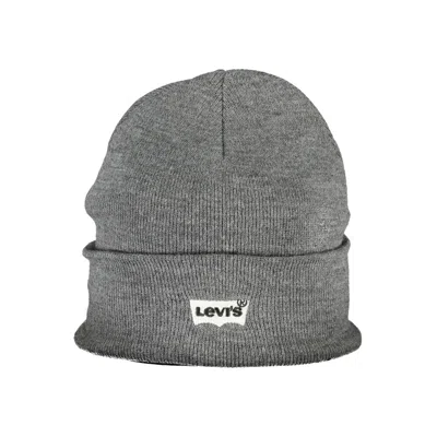 Levi&#039;s Gray Acrylic Hats & Cap