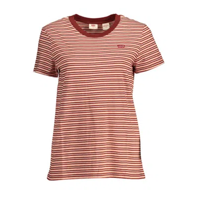 Levi&#039;s Red Cotton Women T-shirt