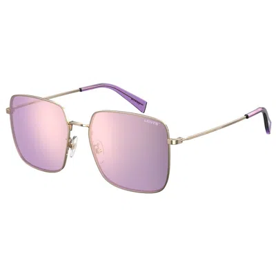 Levi&#039;s Rose Gold Metal Sunglasses