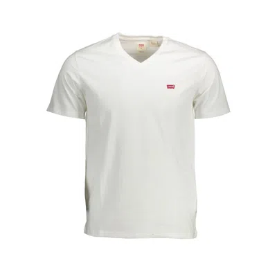 Levi&#039;s White Cotton Men T-shirt