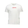 Levi&#039;s Crisp White Crew Neck Cotton Tee In White