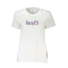 Levi&#039;s White Cotton Tops & T-shirt In White