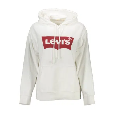 Levi&#039;s White Cotton Unisex Sweatshirt