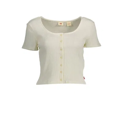 Levi&#039;s White Cotton Women Top