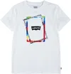 Levi&#039;s White T-shirt With Print In Bianco