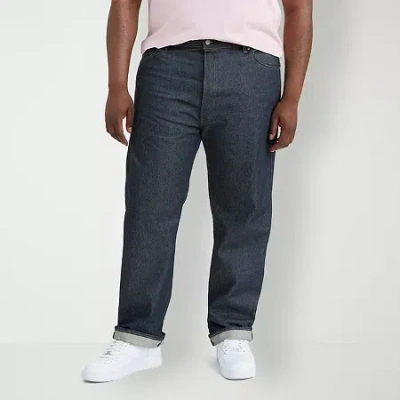 Levi 's Big And Tall 501 Shrink-to-fit Jeans In Blue