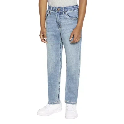 Levi 's Big Kid Boys Adjustable Waist Stretch Fabric 502 Tapered Leg Regular Fit Jean In Blue