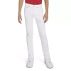 Levi 's Big Kid Boys Adjustable Waist Stretch Fabric 510 Skinny Fit Denim Jean In White