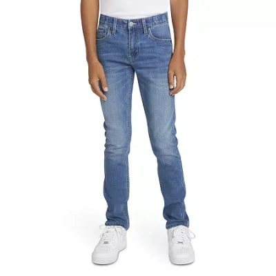 Levi 's Big Kid Boys Stretch Fabric 510 Skinny Fit Denim Jean In Blue