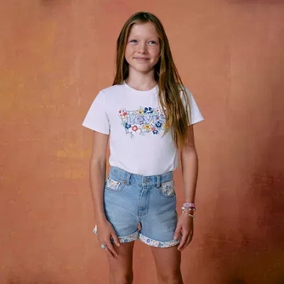 Levi 's Big Kid Girls Denim Short In Blue