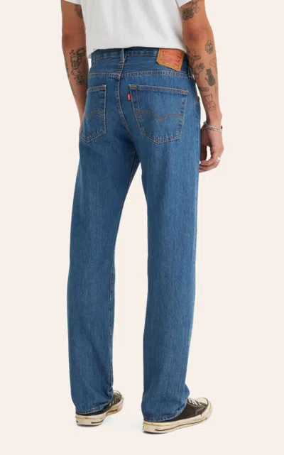 Levi 's Men's 501 Original Fit Medium Stonewash Jeans In Blue