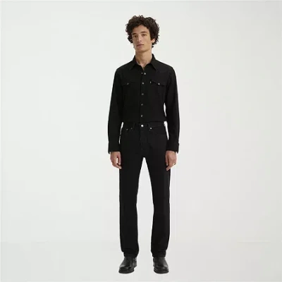 Levi 's Men's 505 Straight Regular Fit Jeans In Black