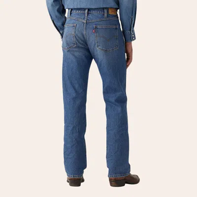 Levi 's Men's 557 Western Caught In The Rain Medium Wash Straight Fit Jeans In Blue