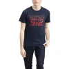 Levi 's Men's Crew Neck Short Sleeve Graphic T-shirt In Blue