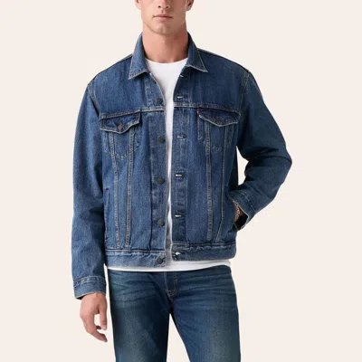 Levi 's Men's Medium Stonewash Trucker Jacket In Blue