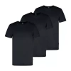 Levi 's Mens 3 Pack Short Sleeve Crew Neck T-shirt In Black