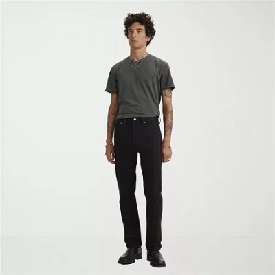 Levi 's Mens 501 Regular Fit Straight Leg Jean In Black